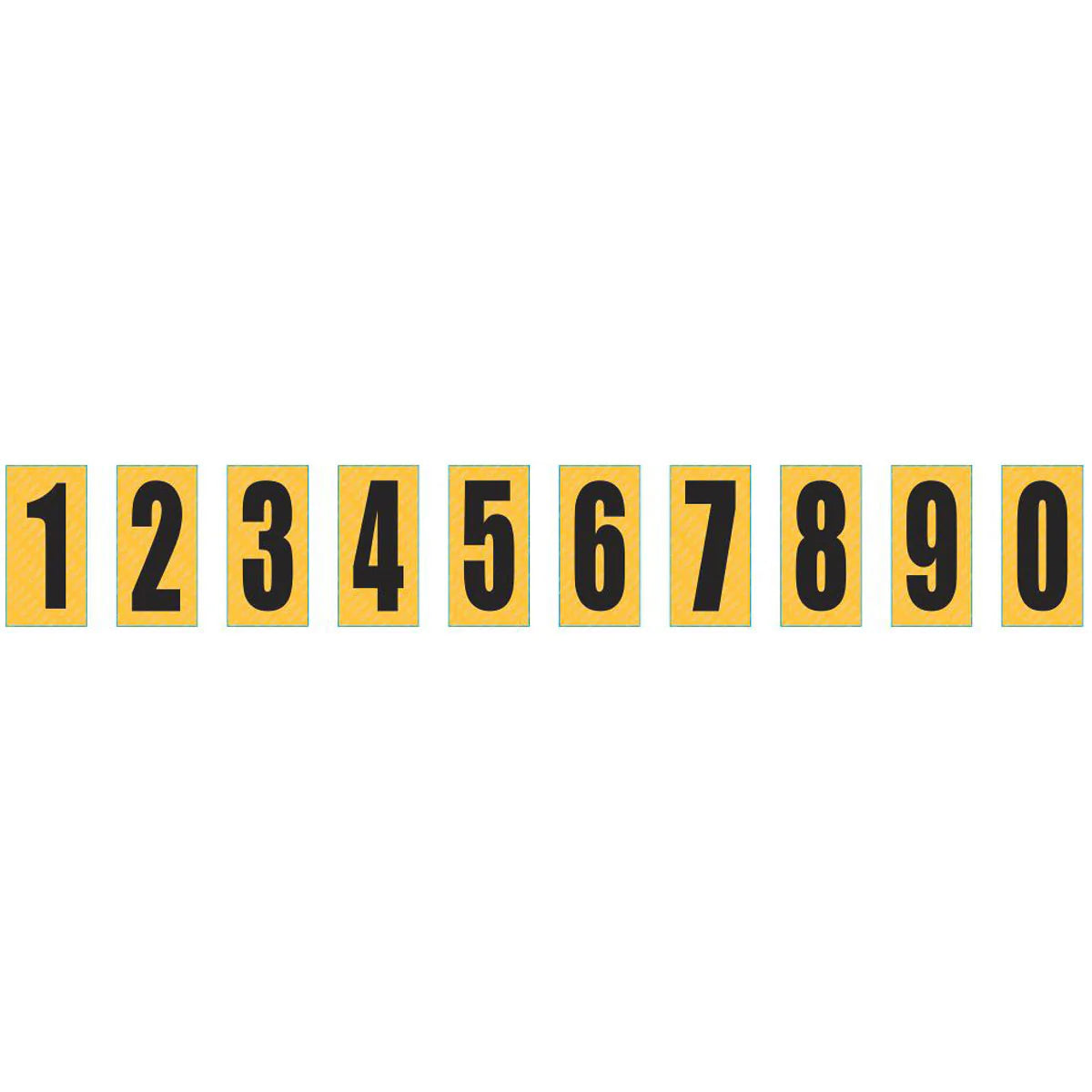 Kartech Number Nassa Yellow | Black