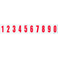 Kartech Number Side Pod White|Red