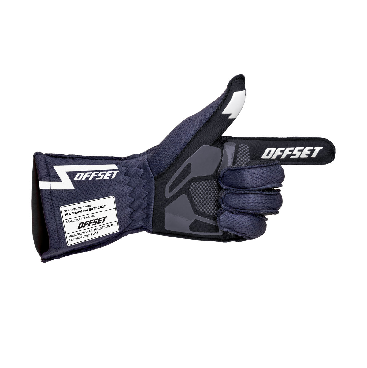 OFFSET CONCEPT FIA Gloves - Navy
