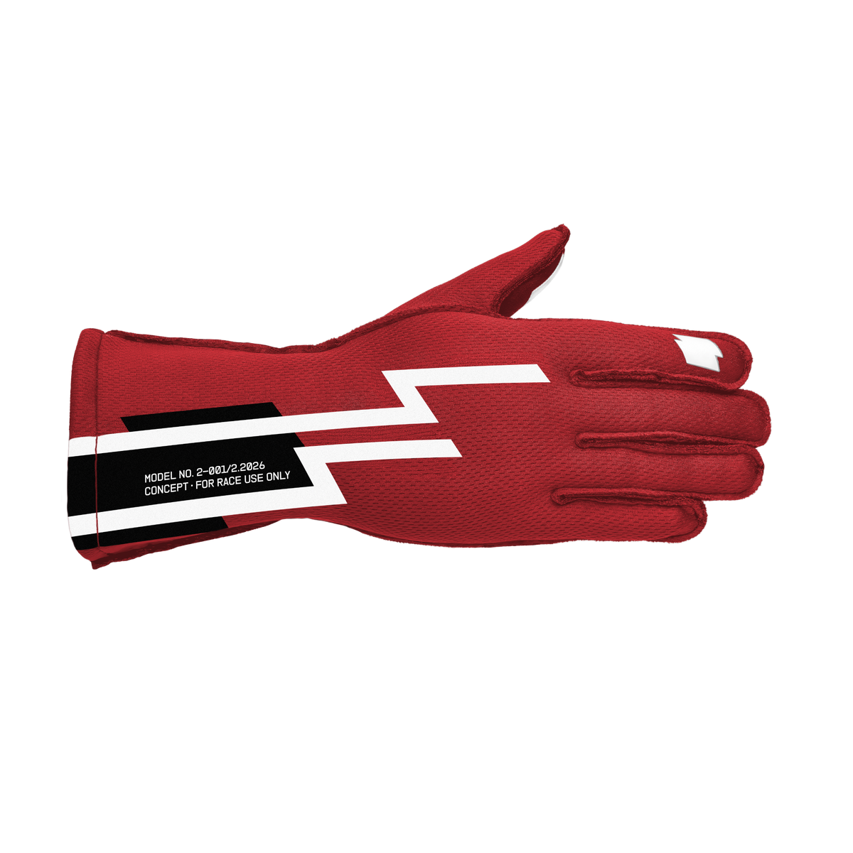 OFFSET CONCEPT FIA Gloves - Red and White