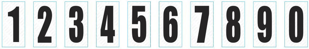 Kartech Number Nassa White|Black