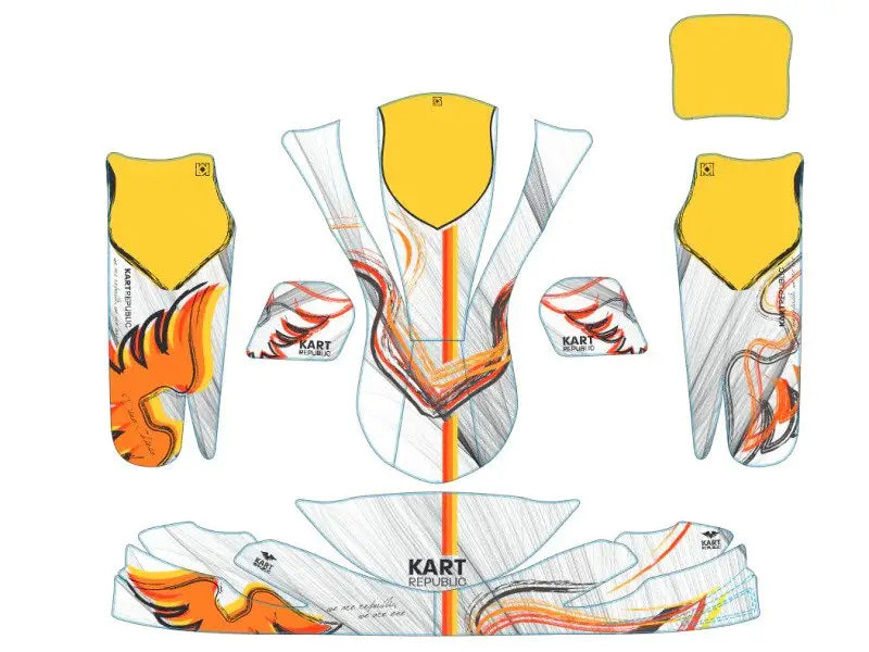 Kart Republic KR Sticker kit