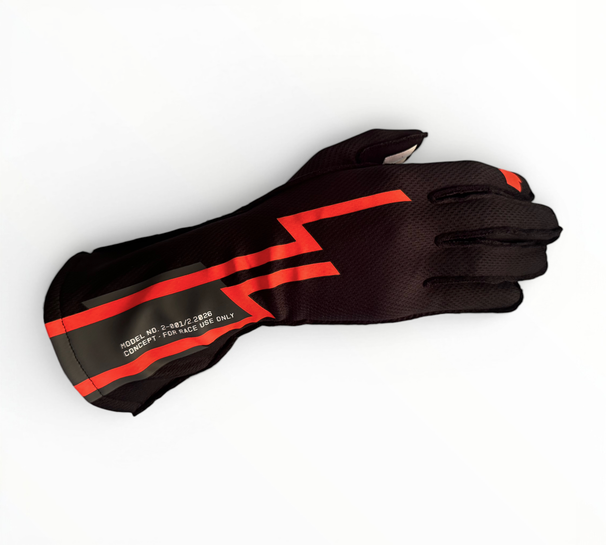 OFFSET CONCEPT FIA Gloves - Black and Orange