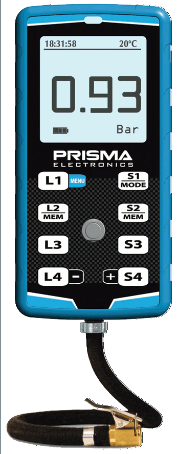 Prisma 4 Digital Tyre Gauge & Lap Timer