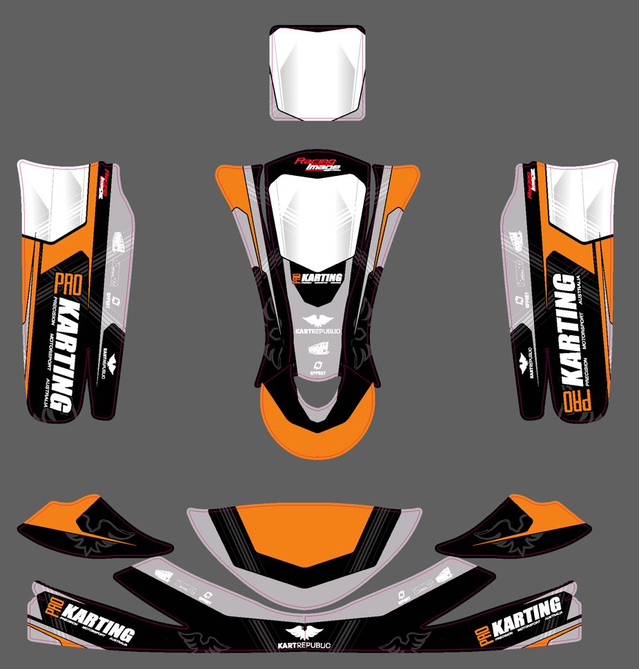 Prokarting Sticker Kit Senior
