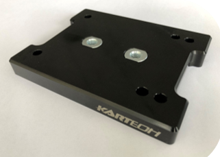 Kartech engine mount top BLACK
